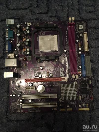 Лот: 12961994. Фото: 1. ECS geforce7050M-M V2.0. Материнские платы