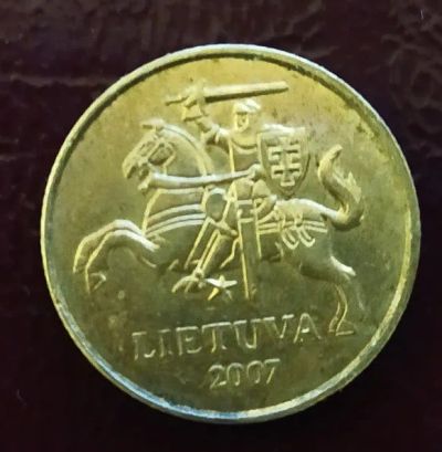 Лот: 19502520. Фото: 1. Литва 20 центов 2007 KM# 107. Страны СНГ и Балтии