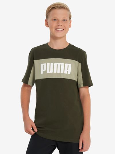 Лот: 25620520. Фото: 1. Футболка для мальчиков PUMA Block... Другое (спортивная одежда)