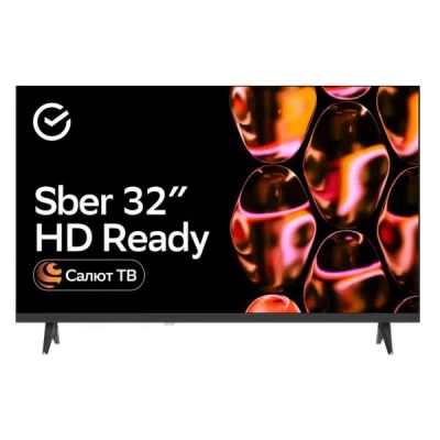 Лот: 25343191. Фото: 1. LED телевизор 32" Sber SDX-32H2124. Телевизоры
