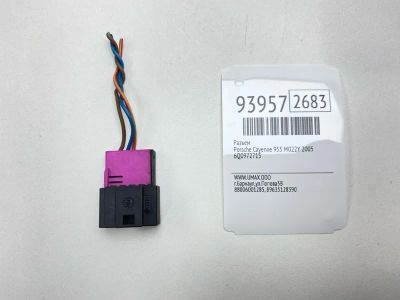 Лот: 24774581. Фото: 1. Разъем Porsche Cayenne 2005 6Q0972715... Двигатель и элементы двигателя