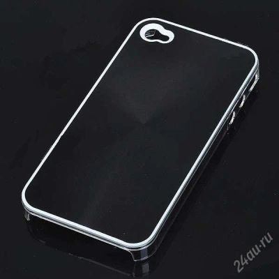 Лот: 875116. Фото: 1. Задняя крышка для iPhone 4 - Black. Чехлы, бамперы