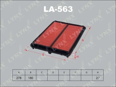 Лот: 13357239. Фото: 1. Lynx LA-563 Воздушный фильтр. Расходные материалы
