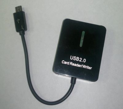 Лот: 8107423. Фото: 1. Карт-ридер OTG (5 в 1) micro USB... Картридеры