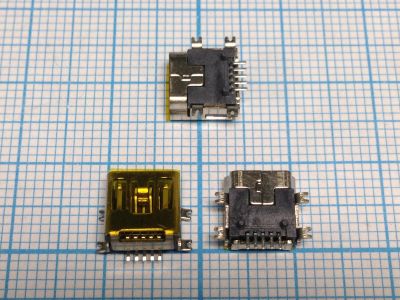 Лот: 12287913. Фото: 1. Разъём mini-USB №12. Разъёмы