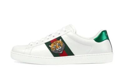 Лот: 11565445. Фото: 1. Кроссовки Gucci Ace Embroidered... Кеды, кроссовки, слипоны