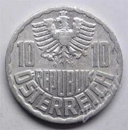 Лот: 108698. Фото: 1. Австрия. 10 грош 1972г. Германия и Австрия