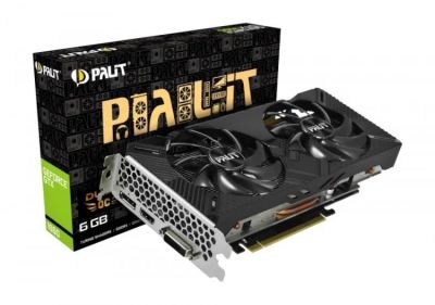 Лот: 17433864. Фото: 1. Видеокарта Palit gtx 1660 6gb. Видеокарты