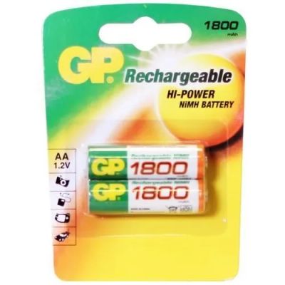 Лот: 22151176. Фото: 1. AKK GP R06 AA NiMH (1800mAh) BP-2... Батарейки, аккумуляторы, элементы питания