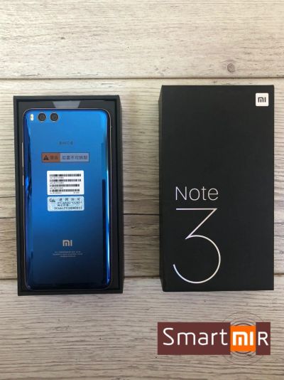 Лот: 12310469. Фото: 1. Смартфон Xiaomi Mi Note 3 - 6GB... Смартфоны