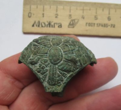 Лот: 14699574. Фото: 1. бронзовое навершие меча. Другое (антиквариат)