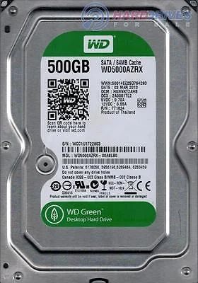 Лот: 8475313. Фото: 1. HDD Western Digital wd5000azrx... Жёсткие диски (HDD)