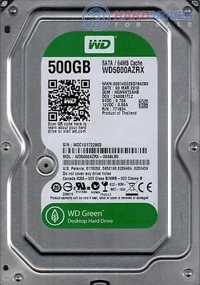 Лот: 8475313. Фото: 1. HDD Western Digital wd5000azrx... Жёсткие диски