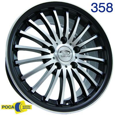 Лот: 4117284. Фото: 1. Комплект Sakura Wheels, 3106L... Диски