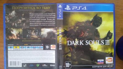 Лот: 7887694. Фото: 1. Dark souls 3 диск для PS4 Только... Игры для консолей