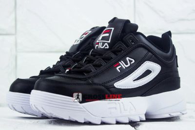 Лот: 11488298. Фото: 1. Кроссовки Fila Disruptor-2 black-white... Кеды, кроссовки, слипоны