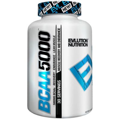 Лот: 9846014. Фото: 1. BCAA 5000, 240cap EVLution Nutrition... Спортивное питание, витамины