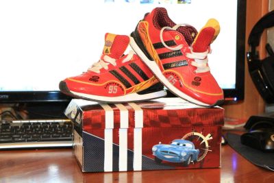 Лот: 9265086. Фото: 1. Кроссовки Adidas Cars 2 (Тачки... Кеды, кроссовки