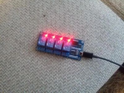 Лот: 5426151. Фото: 1. USB реле для управления нагрузкой... Cистемы контроля и управления доступом (СКУД)