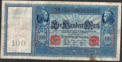 Лот: 9193688. Фото: 1. 100 марок 1910 г Германия. Германия и Австрия