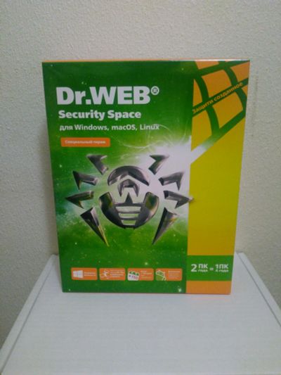 Лот: 11702914. Фото: 1. Dr.Web Security Space Pro 2ПК... Системные