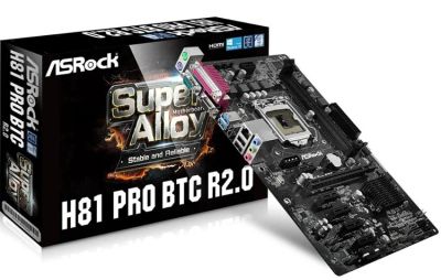 Лот: 10089754. Фото: 1. Asrock H81Pro BTC2.0 для майнинг... Материнские платы
