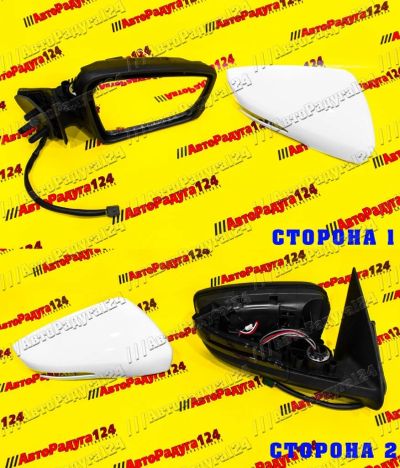 Лот: 18651463. Фото: 1. Зеркало ВАЗ 1118, 2191 Н/О (электропривод... Кузов