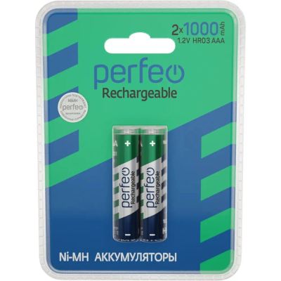 Лот: 25795167. Фото: 1. Аккумулятор Perfeo R03 (1000ma... Батарейки, аккумуляторы, элементы питания