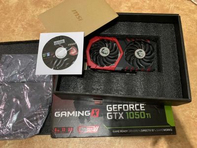 Лот: 18996760. Фото: 1. MSI GTX 1050 ti Gaming X 4G(Обмен... Видеокарты