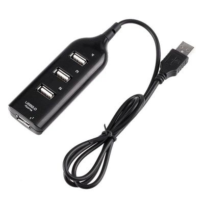 Лот: 10029618. Фото: 1. HUB USB 4 в 1 MS-2006 -Цвет Черный. Другое (смартфоны, связь, навигация)