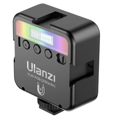 Лот: 19253042. Фото: 1. Осветитель Ulanzi VL49 RGB Mini... Вспышки, осветители, рассеиватели