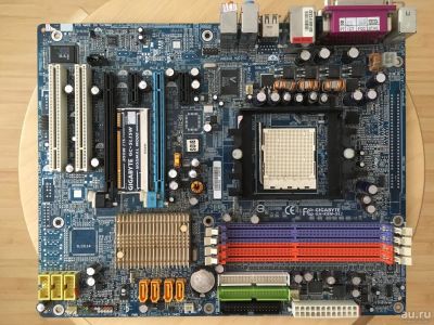 Лот: 9752145. Фото: 1. материнская плата Gigabyte GA-K8N-SLI... Материнские платы