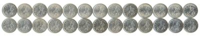 Лот: 4481934. Фото: 1. Подборка 1 коп. 1997-2009М+СП... Россия после 1991 года
