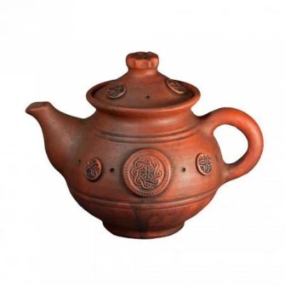 Лот: 12632531. Фото: 1. Чайник из глины Коловрат (керамический... Чайники, заварники, турки