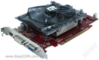 Лот: 855843. Фото: 1. PowerColor HD 5770 1GB (128bit... Видеокарты