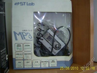 Лот: 483904. Фото: 1. ST-LAB A8F 128Mb + SD/MMC slot. Плееры