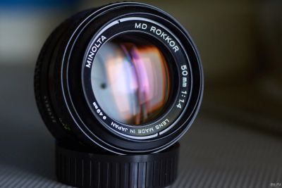 Лот: 13837969. Фото: 1. Minolta MD Rokkor 50 mm f/ 1.4. Объективы