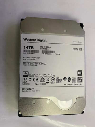 Лот: 25770301. Фото: 1. Western digital Жесткий диск 14Tb... Жёсткие диски (HDD)