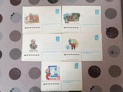 Лот: 25514789. Фото: 1. Конверты СССР 1979, 1987 гг. Чистые... Открытки, конверты