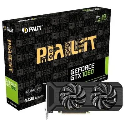 Лот: 12750364. Фото: 1. Видеокарта Palit 6Gb GTX 1060... Видеокарты