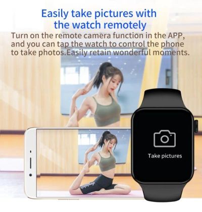 Лот: 22146464. Фото: 1. SMART WATCH T100 PLUS BK. Смарт-часы, фитнес-браслеты, аксессуары