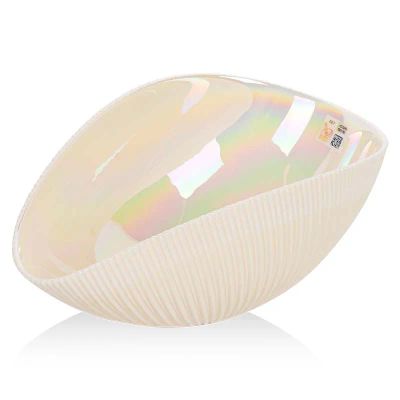 Лот: 25327663. Фото: 1. Ваза Yalos Shell, слоновая кость. Предметы сервировки