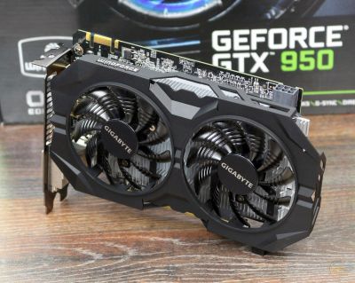 Лот: 15128921. Фото: 1. GigaByte GeForce GTX 950 WF OC... Видеокарты