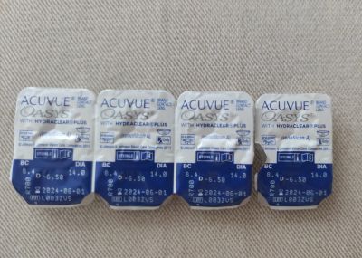 Лот: 16489864. Фото: 1. Acuvue Oasys -6.5 4шт. Контактные линзы