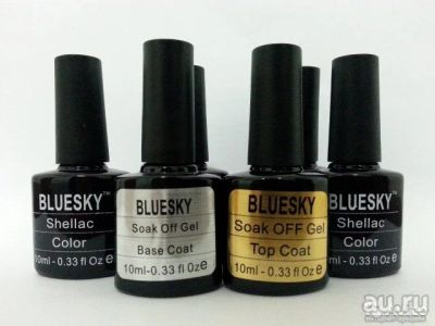 Лот: 8046109. Фото: 1. Шеллак Bluesky 5. Лак для ногтей