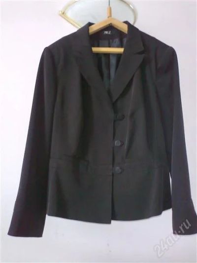 Лот: 2564590. Фото: 1. Пиджак черный, размер 48-50, возможен... Пиджаки, жилеты