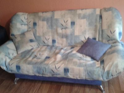 Лот: 4117333. Фото: 1. Продам диван клик- кляк в хорошем... Диваны