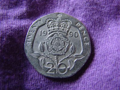 Лот: 3384055. Фото: 1. 20 пенсов 1990 год , Соединённое... Великобритания и острова