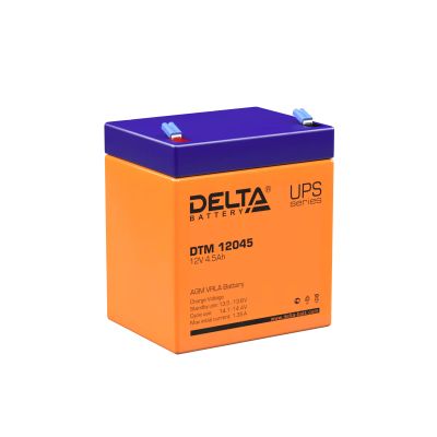 Лот: 17056330. Фото: 1. Аккумулятор Delta DTM 12045 12... Аккумуляторы