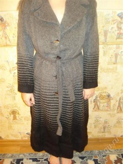 Лот: 1354280. Фото: 1. Шерстяное пальто - очень теплое... Верхняя одежда